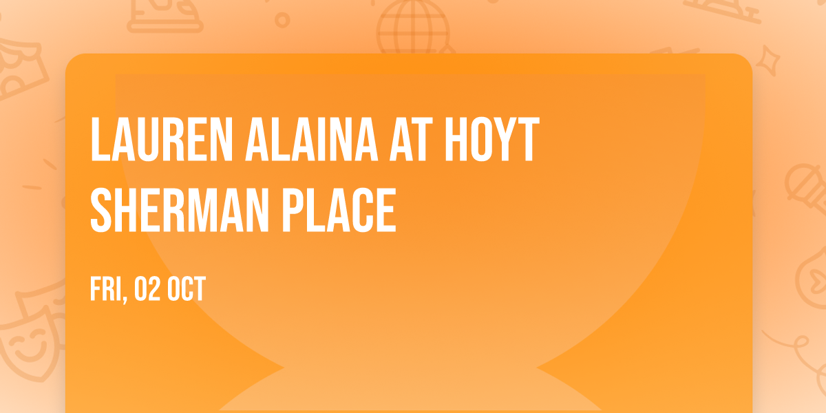 Lauren Alaina at Hoyt Sherman Place