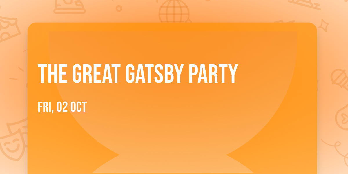 The Great Gatsby Party