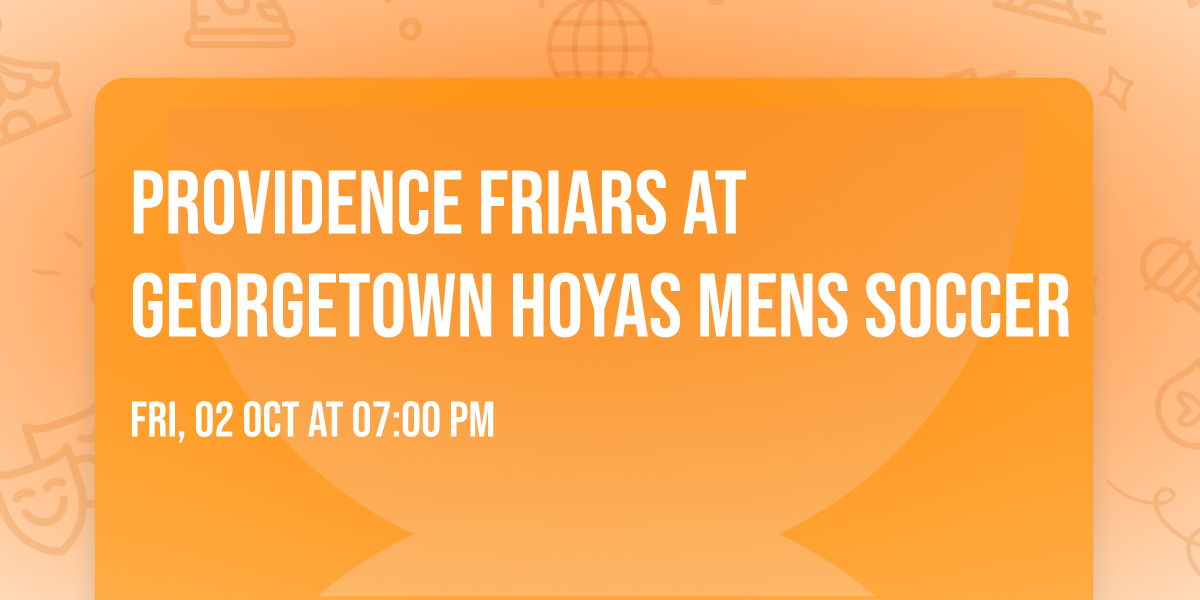 Providence Friars at Georgetown Hoyas Mens Soccer