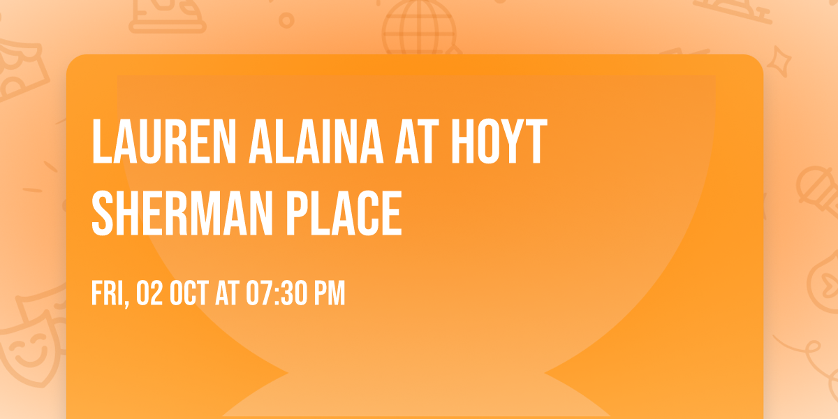 Lauren Alaina at Hoyt Sherman Place