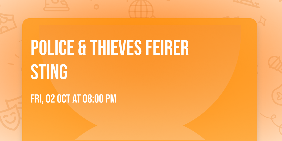 Police & Thieves feirer Sting