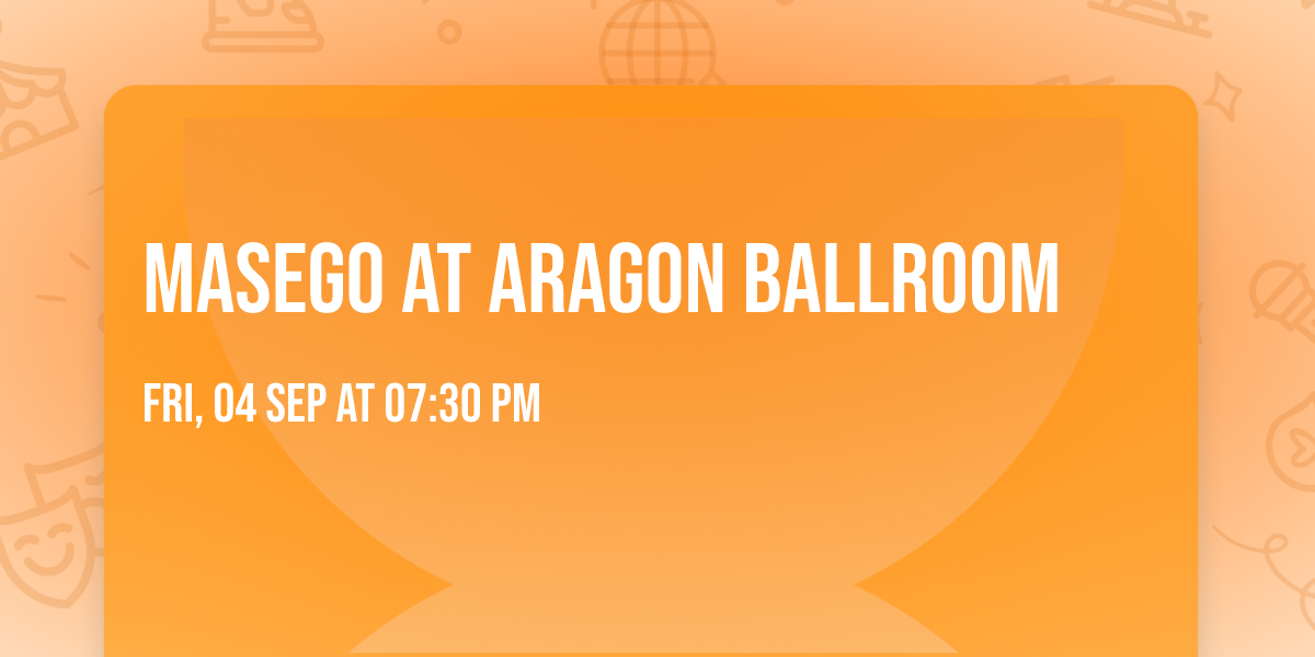 Masego at Aragon Ballroom
