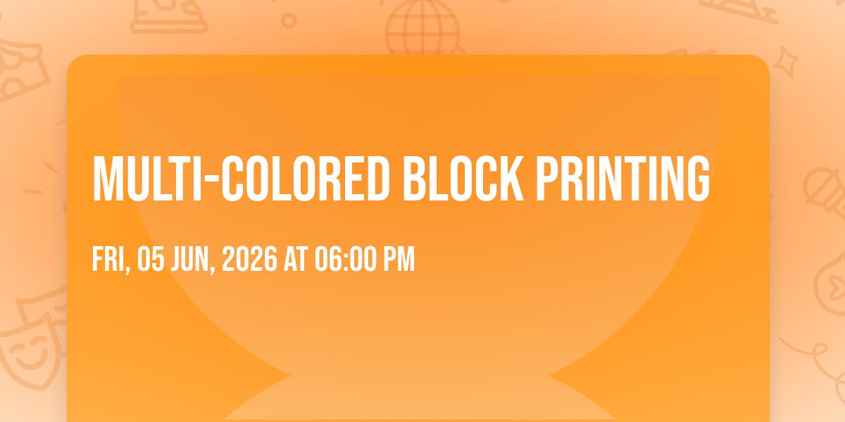 Multi-Colored Block Printing