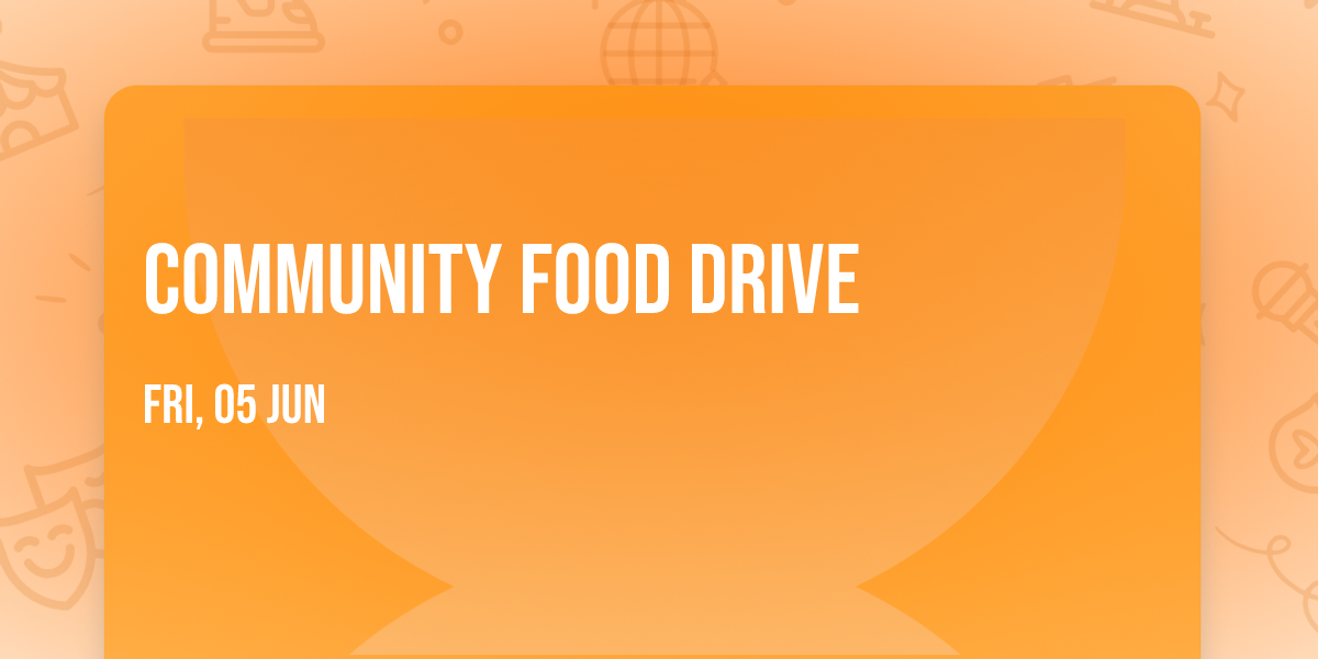 Community Food Drive