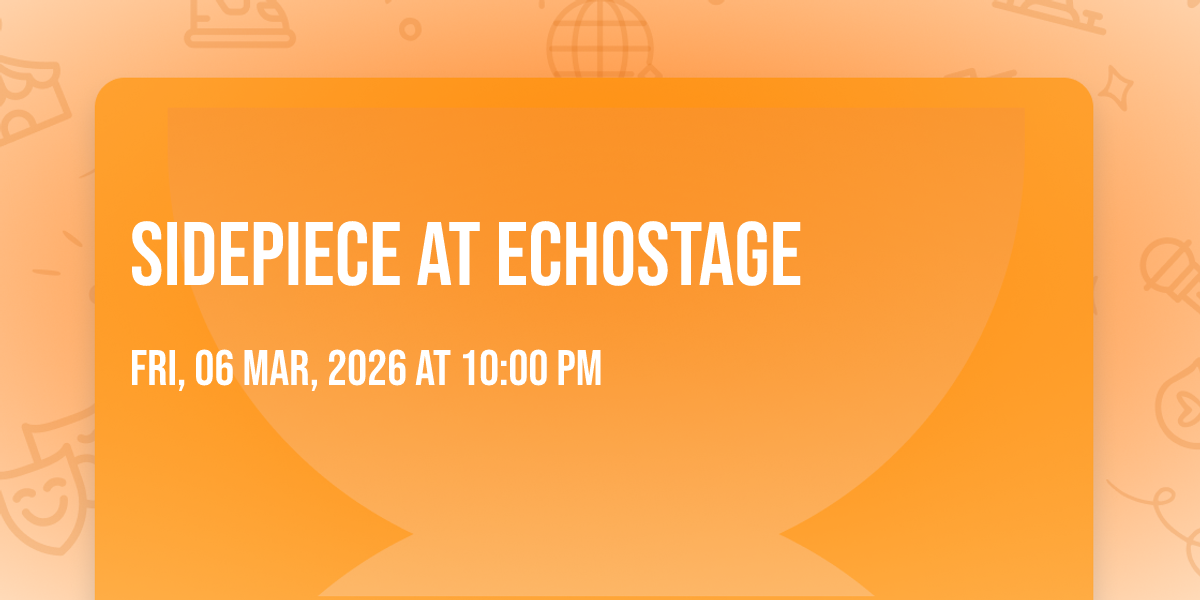 Sidepiece at Echostage, 6 March | Event in Mount Rainier | AllEvents