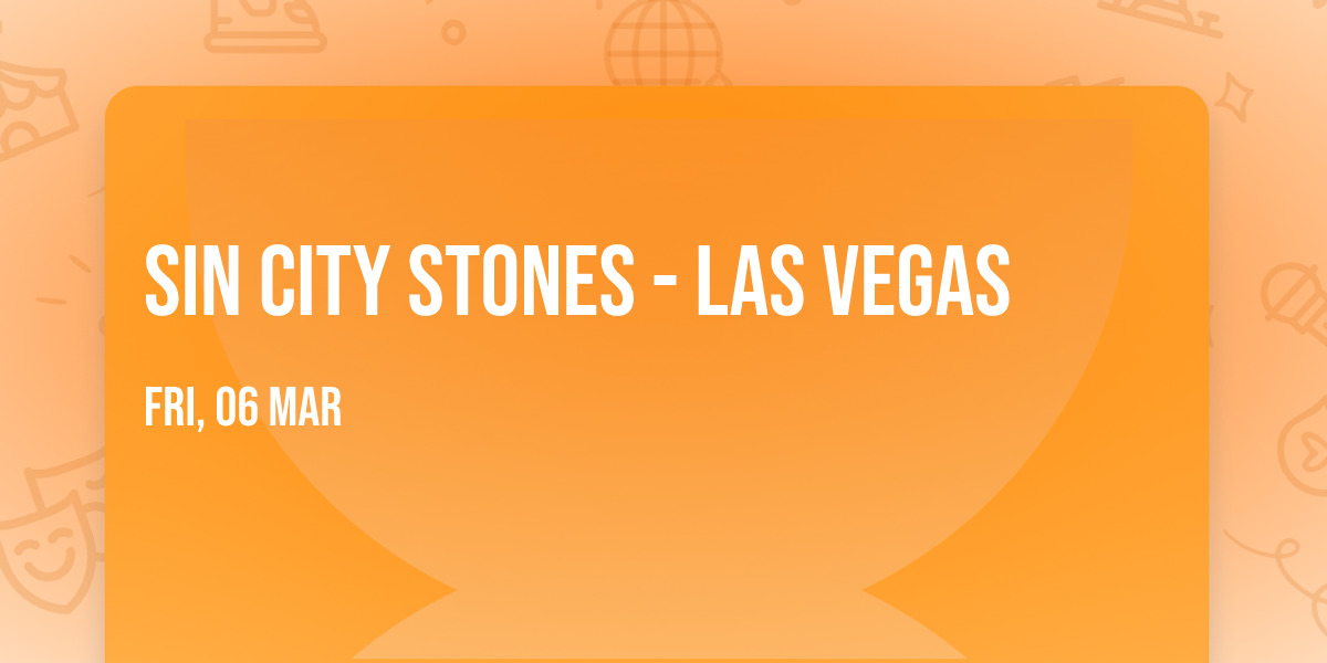 Sin City Stones - Las Vegas