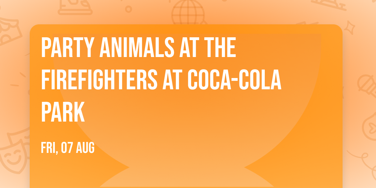 Party Animals at The Firefighters at Coca-Cola Park