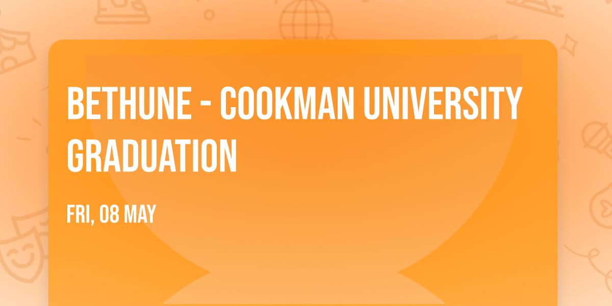 Bethune - Cookman University Graduation