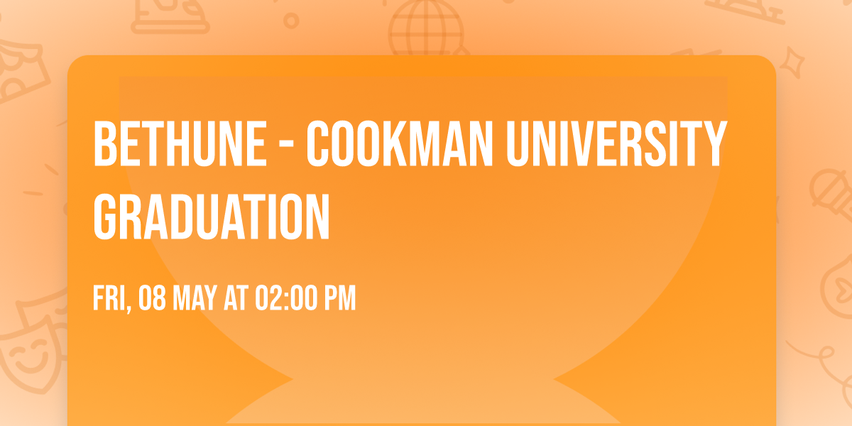Bethune - Cookman University Graduation