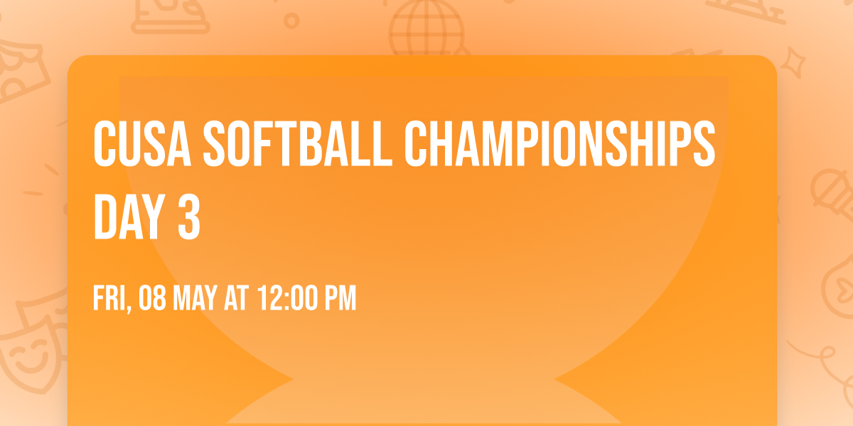 CUSA Softball Championships Day 3