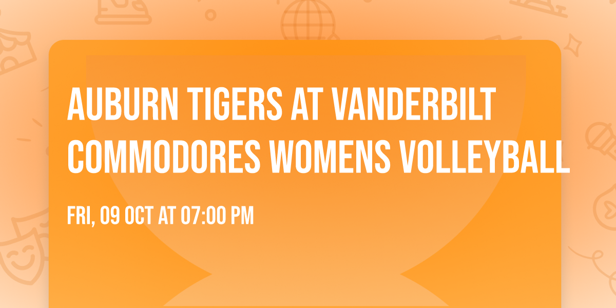 Auburn Tigers at Vanderbilt Commodores Womens Volleyball