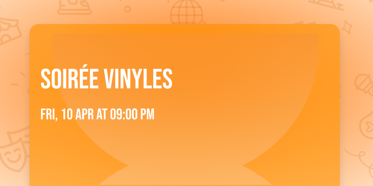 soir\u00e9e vinyles