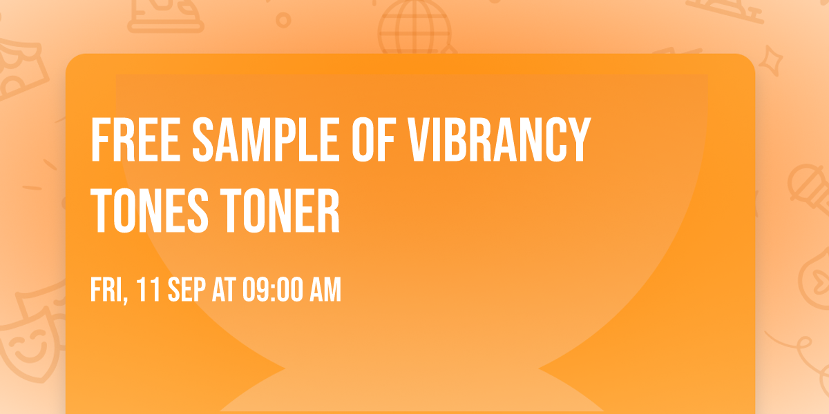 Free Sample of Vibrancy Tones Toner 