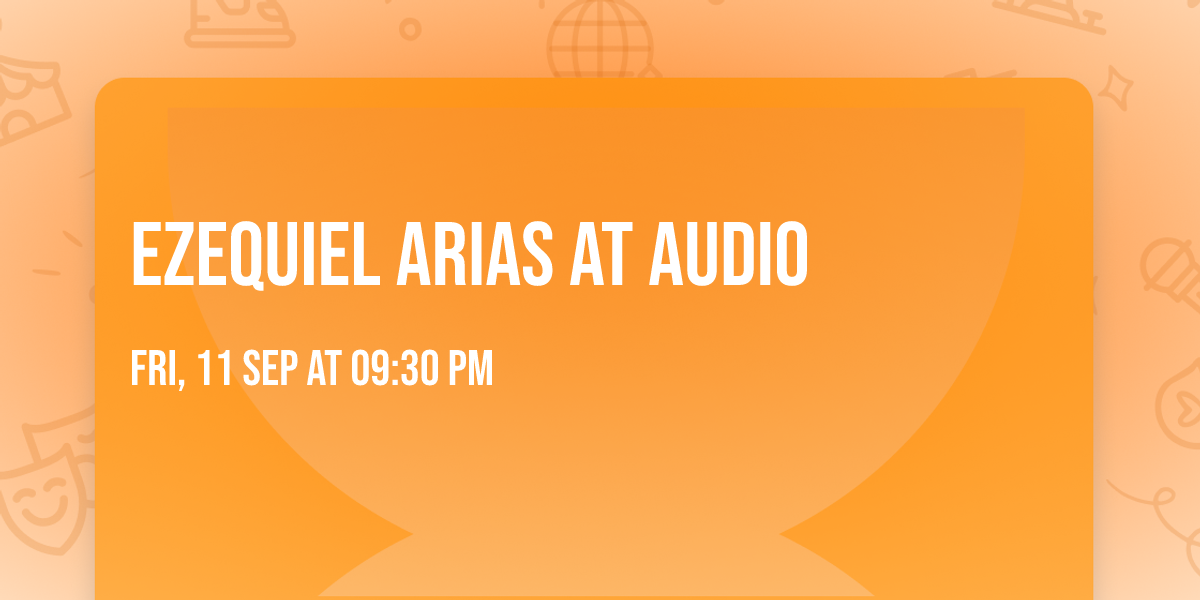 Ezequiel Arias at Audio