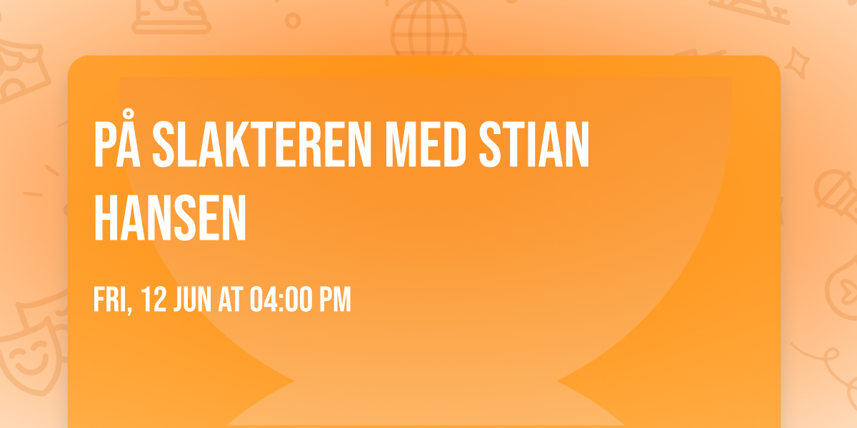 P\u00e5 Slakteren med Stian Hansen