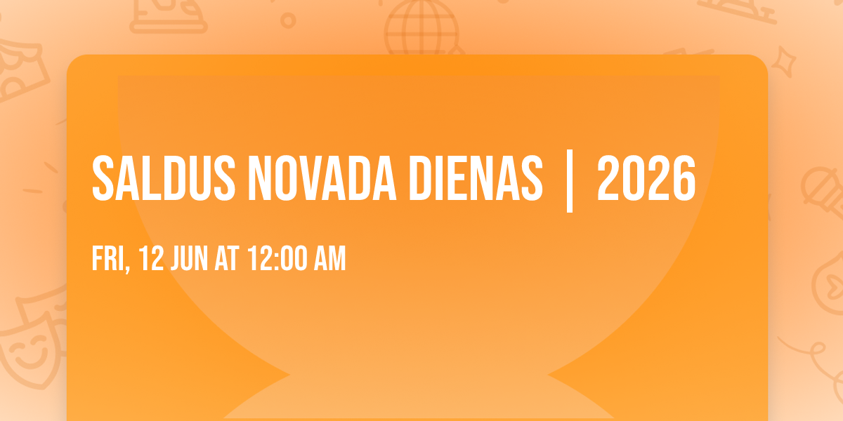 SALDUS NOVADA DIENAS | 2026