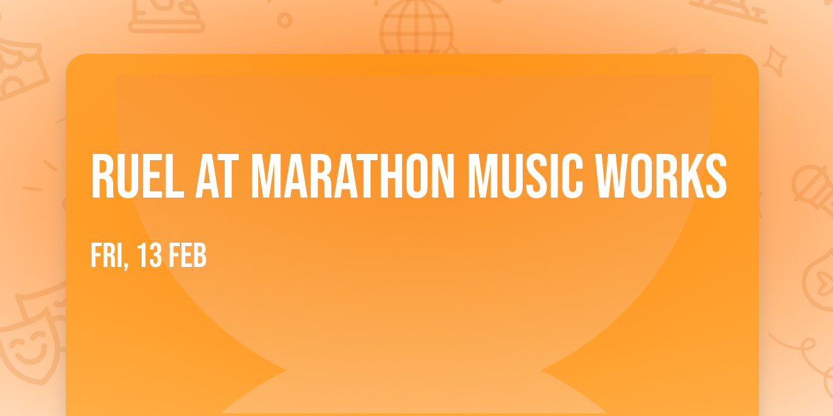 Ruel at Marathon Music Works