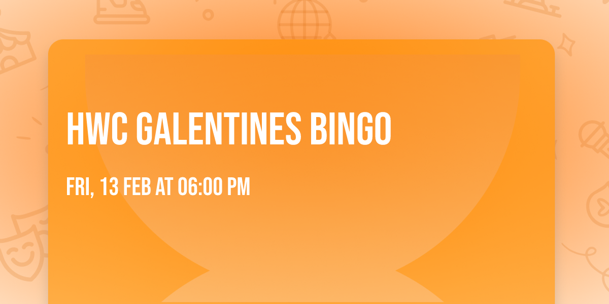 HWC Galentines Bingo