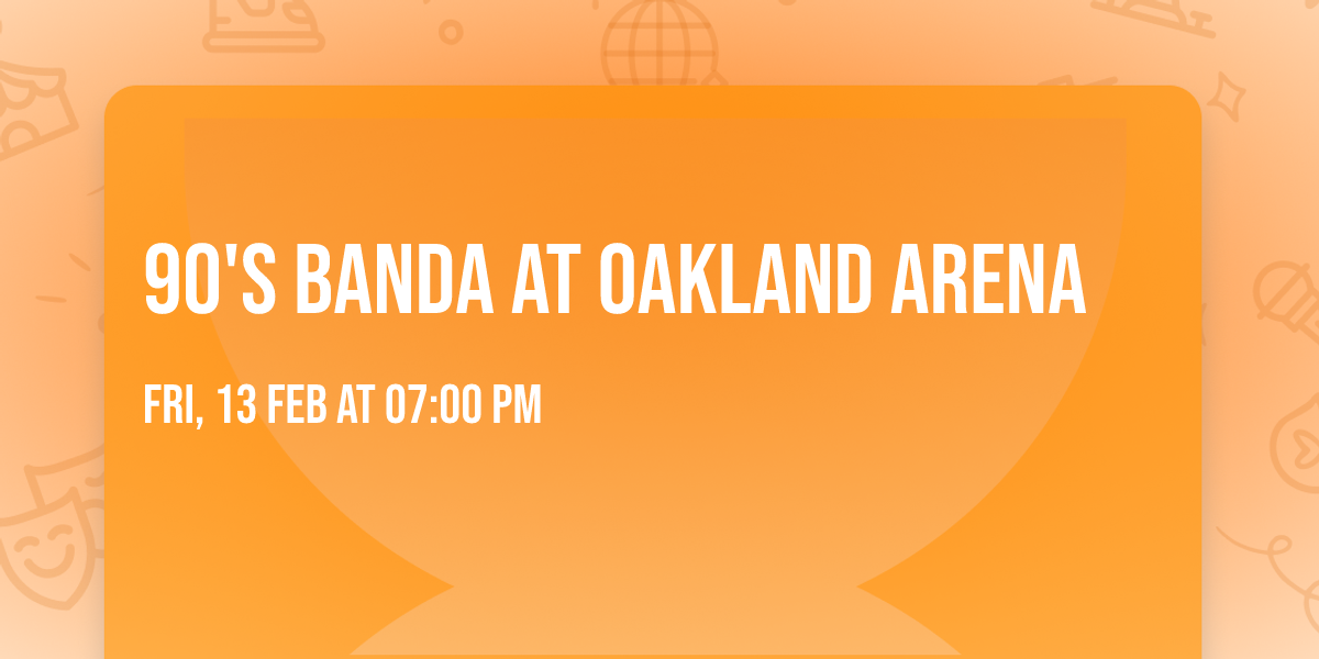 90's Banda at Oakland Arena