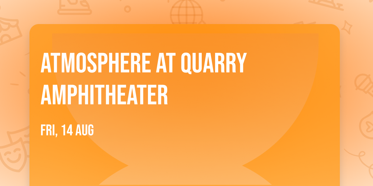 Atmosphere at Quarry Amphitheater