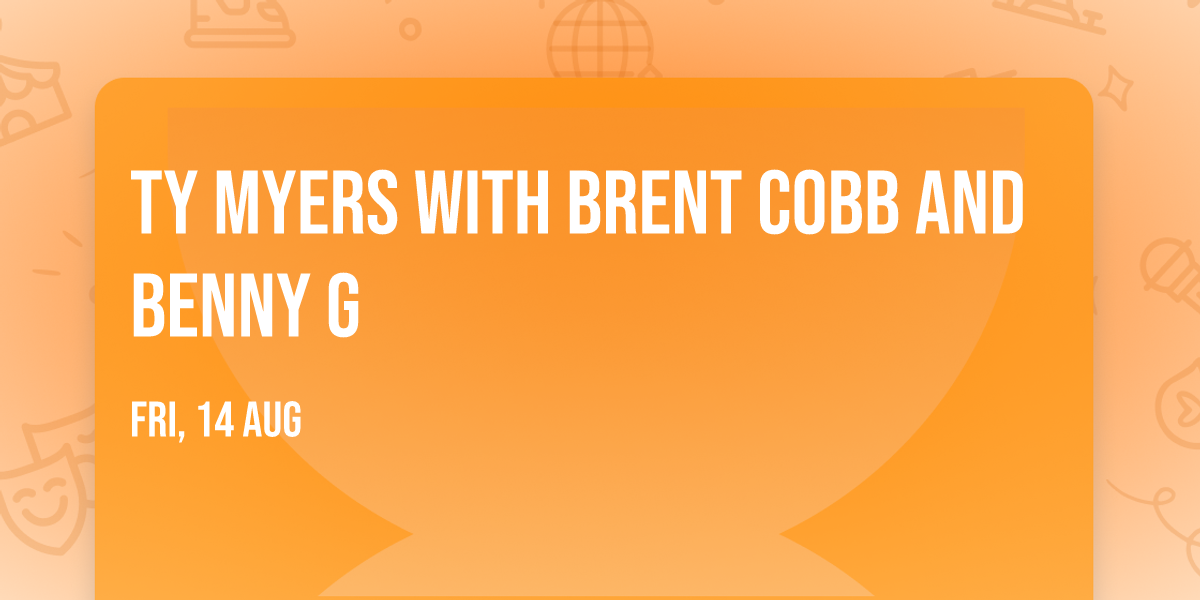 Ty Myers with Brent Cobb and Benny G