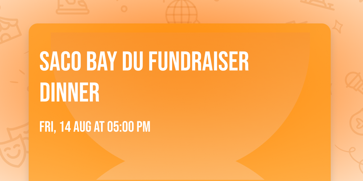 Saco Bay DU fundraiser Dinner
