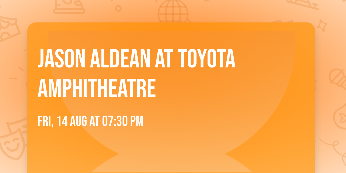 Jason Aldean at Toyota Amphitheatre