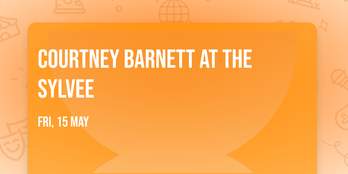 Courtney Barnett at The Sylvee