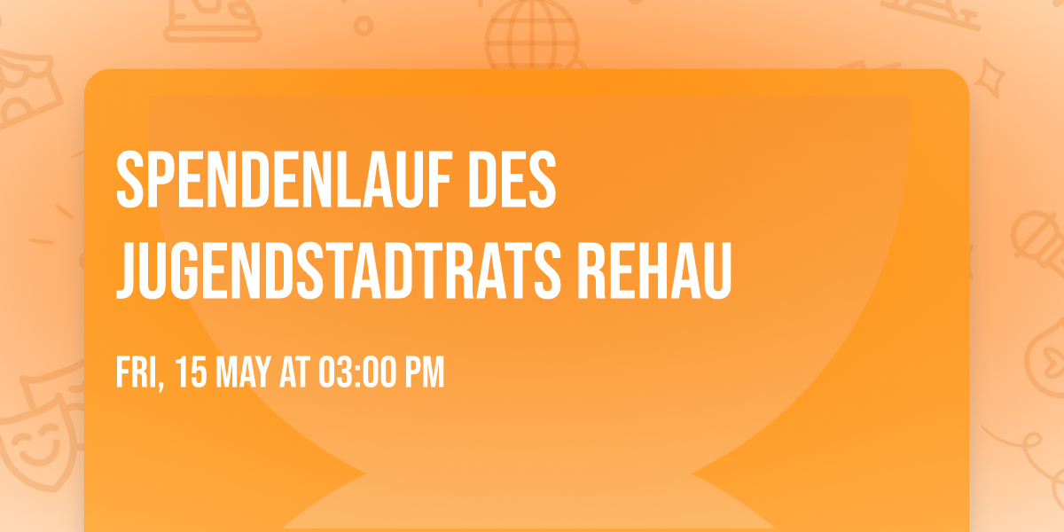 Spendenlauf des Jugendstadtrats Rehau