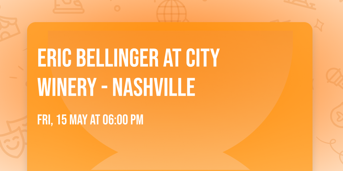 Eric Bellinger at City Winery - Nashville