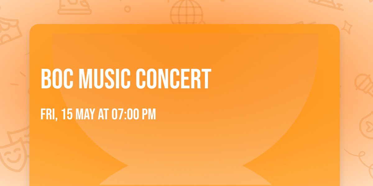 BOC Music Concert