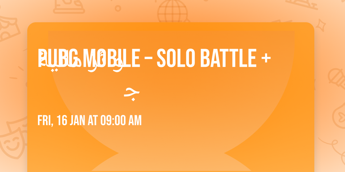 PUBG Mobile \u2013 Solo Battle + \u062c\u0648\u0627\u0626\u0632 \u0645\u0627\u0644\u064a\u0629