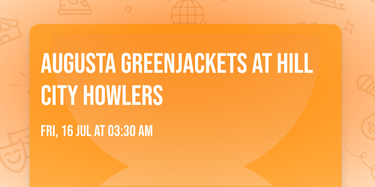 Augusta GreenJackets at Hill City Howlers