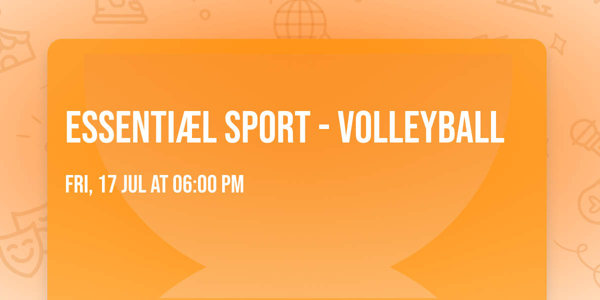 ESSENTI\u00c6L Sport - Volleyball