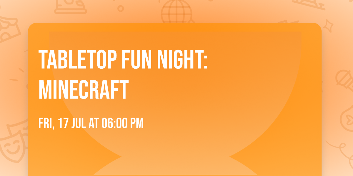 Tabletop Fun Night: Minecraft