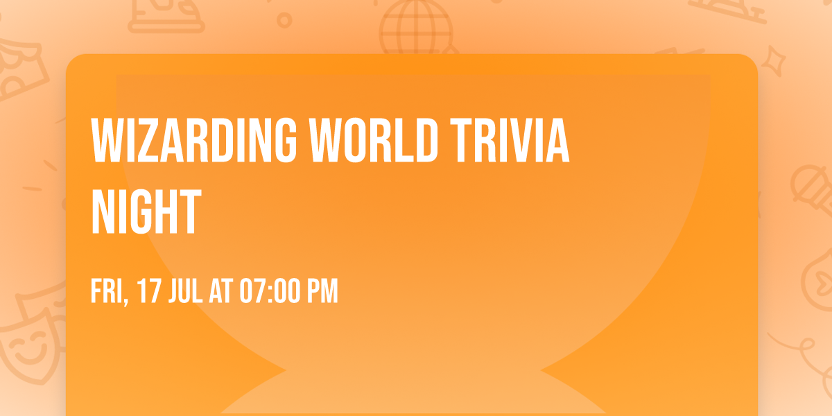  Wizarding World Trivia Night