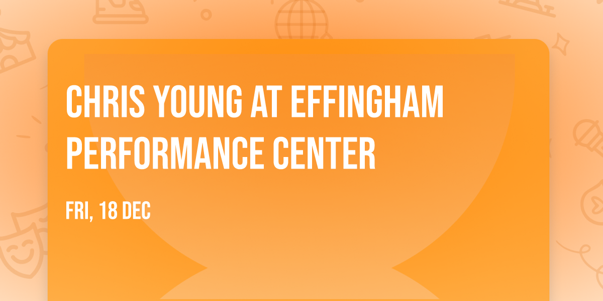Chris Young at Effingham Performance Center