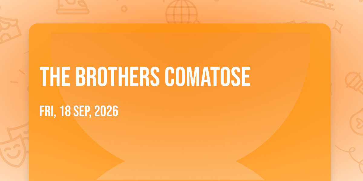 The Brothers Comatose, Crystal Bay Club Casino Crown Room, 18 September ...
