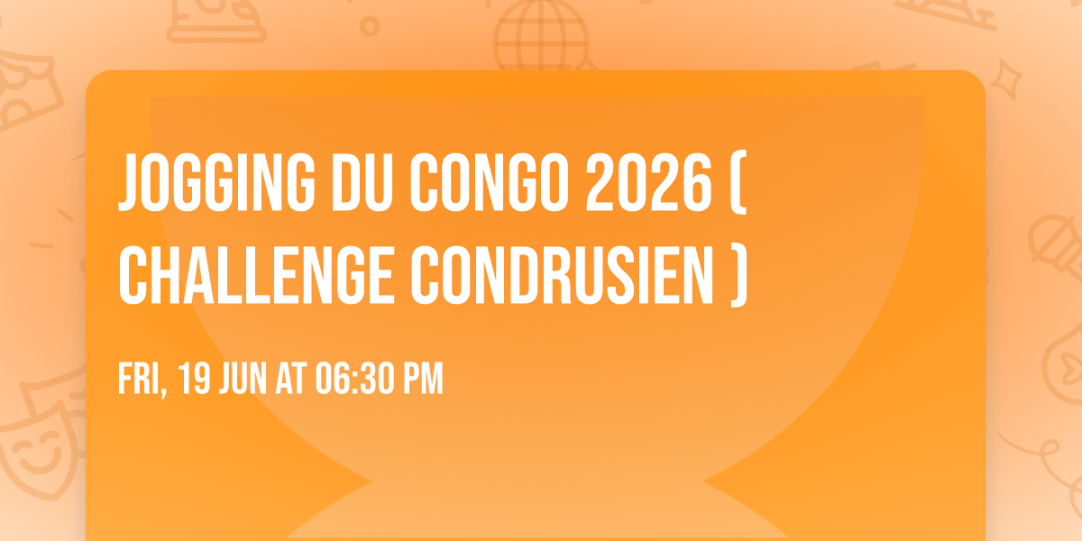 Jogging du congo 2026 (Challenge Condrusien )