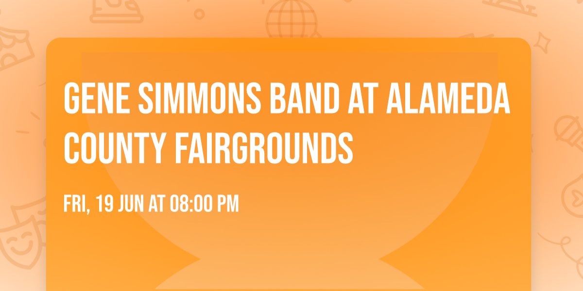 Gene Simmons Band at Alameda County Fairgrounds