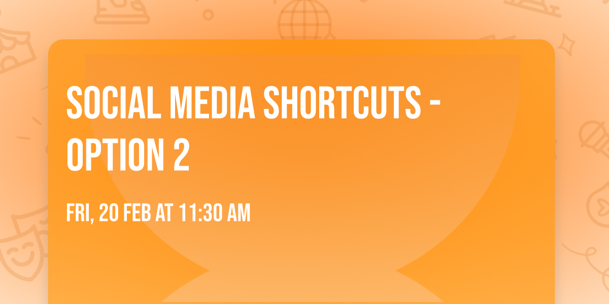 Social Media Shortcuts - Option 2