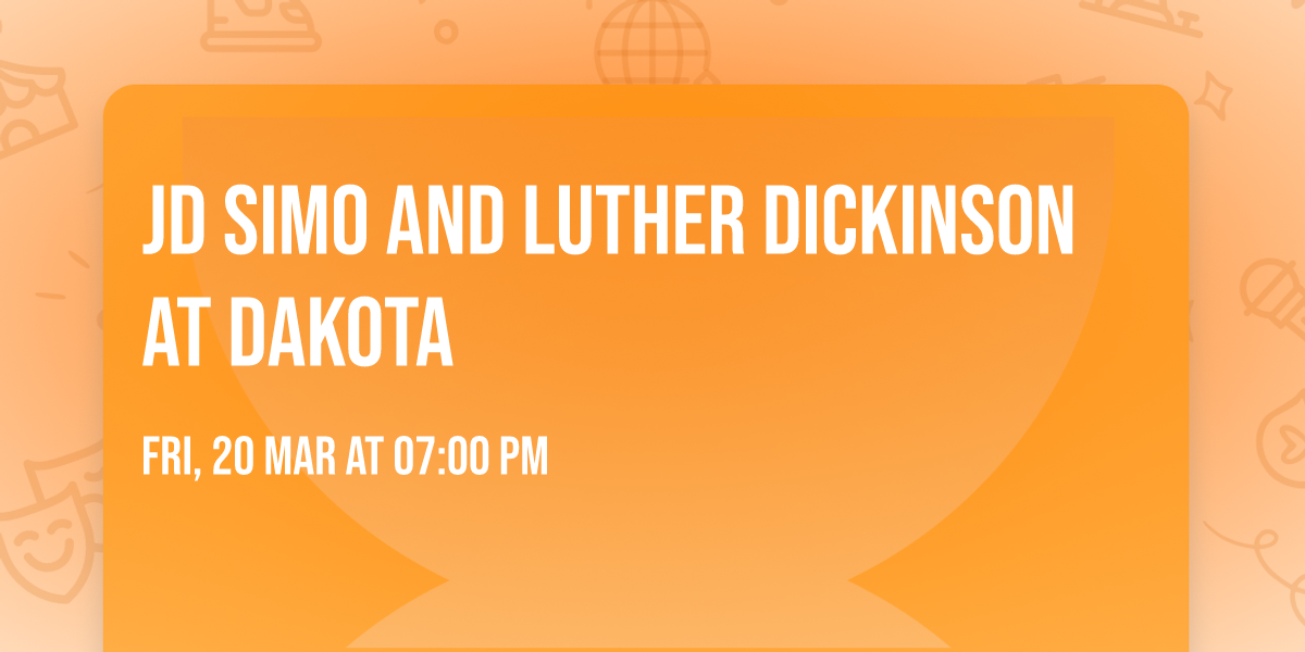 JD Simo and Luther Dickinson at Dakota
