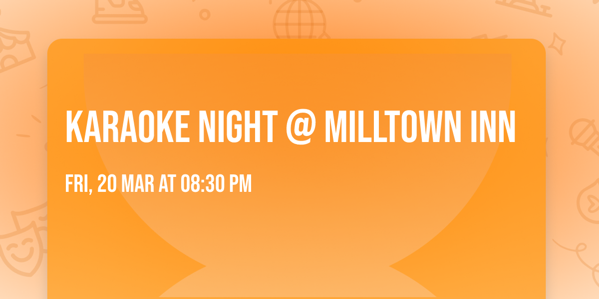 Karaoke Night @ Milltown Inn