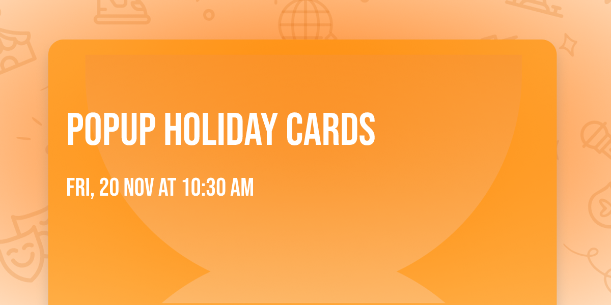 Popup Holiday Cards