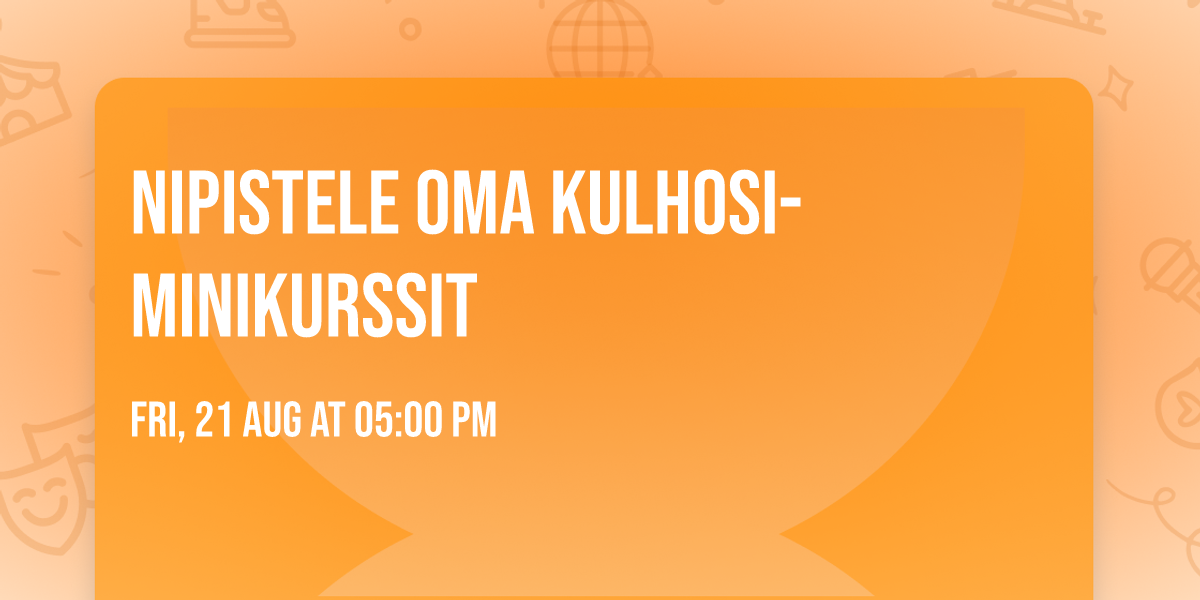 NIPISTELE OMA KULHOSI-MINIKURSSIT