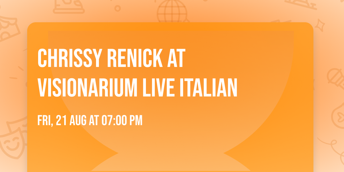 Chrissy Renick at Visionarium Live Italian