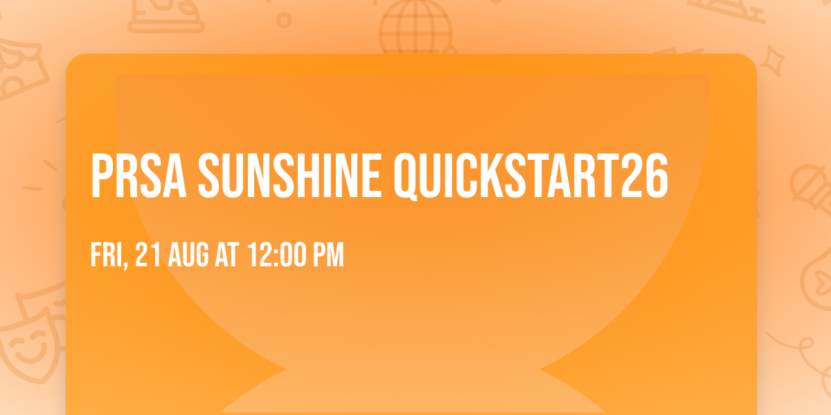 PRSA Sunshine QuickStart26