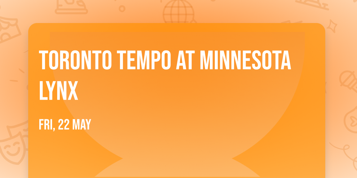 Toronto Tempo at Minnesota Lynx