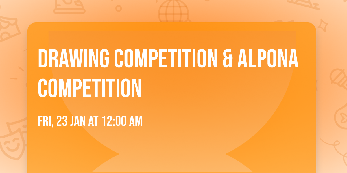drawing competition & Alpona competition 