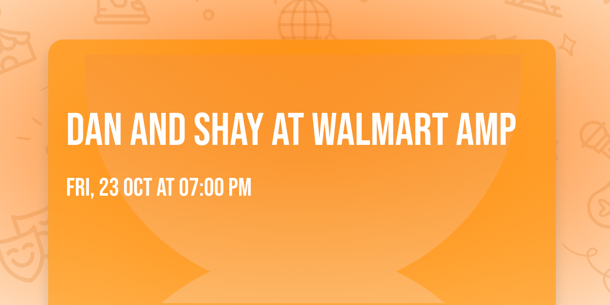 Dan and Shay at Walmart AMP